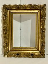 Antique French Victorian Ornate Picture Frame With Gilt Gesso & Floral Design picture