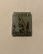 Proud To Be An American Firefighter Pin picture