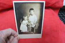 VTG Real Photo Post card Two Childern Girl w/ Doll and Look at Expression picture