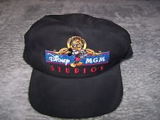 Vintage 80s Disney MGM Studios Black Leo The Lion Mickey Mouse Snapback Hat picture