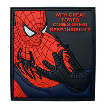 Great Power Comes Great Responsibility Spider Man Patch (3D-PVC Rubber 3.0 inch) picture