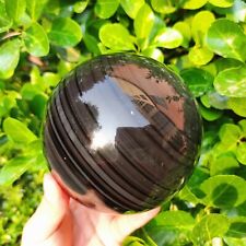 1700G Obsidian crystal ball divination staring ball Madagascar picture
