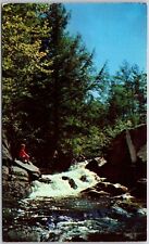 A Refreshing Mountain Stream, New Hampshire - Postcard picture