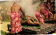 Postcard Luau Pig, Main Dish at every feast in Hawaii picture