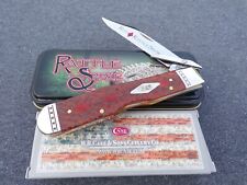 CASE XX *b SFO 2021 RED RATTLESNAKE CHEETAH KNIFE KNIVES picture