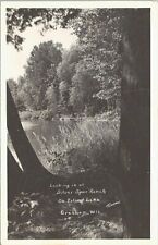 RPPC Gresham WI Silver Spur Ranch on Island Lake 1953 picture