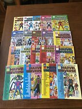 19 Official Handbook of the Marvel Universe Master Edition #1-22 + 35 1991-92 picture