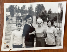 Beautiful girls, Soviet young women Vintage photo picture