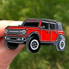New Ford Bronco Enamel Pin ( Red 2021 4 Door ) picture