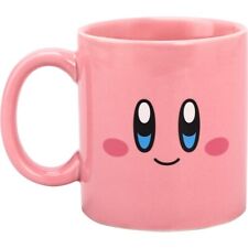 New Nintendo KIRBY BIG FACE 16oz Ceramic Pink Mug Cup Dreamland Rare Collectible picture