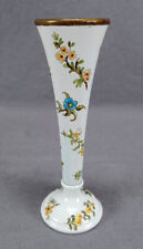 Vintage Halcyon Days Bilston & Battersea Enamels 5 3/8 Inch Floral Vase picture