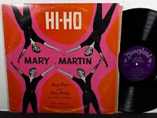 MARY MARTIN Hi-Ho LP DISNEYLAND WDL-1038 MONO 1958 TUTTI CAMARATA picture
