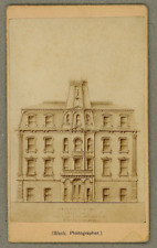 Rare 1871 CDV Photo & Season Ticket Grove Hall Boston MA Fair Consumptive's Home picture