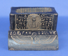 King Tut Box Unique Ancient Egyptian With Isis And Hieroglyphic Words Symbols picture