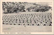 c1940s WWII CAMP ROBERTS, Calif. Postcard 