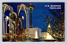 Seattle WA-Washington, World's Fair, US Science Pavilion Vintage Postcard picture