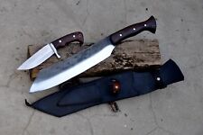 Large Bushcraft knife-Camping,Tactical,combat,Survival knife-cleaver-Handmade picture