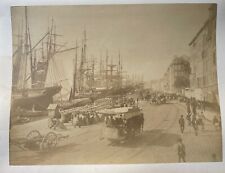 N.D., France, Marseille, Vue du port Albumen 1880 Walter Scott (2) picture