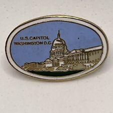Washington DC US Capitol City State Souvenir Tourism Enamel Lapel Hat Pin picture