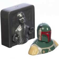 BRAND NEW 2022 Star Wars Empire Strikes Back Sculpted Ceramic Salt + Pepper Set picture
