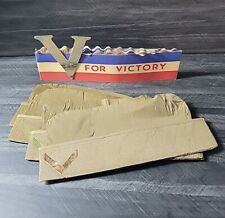 Vintage WWII V for Victory Paper Hat Parade Lot Of 5 Military Army Marines Navy picture