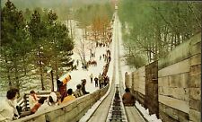 Postcard Indiana's IN Pokagon State Park Angola Winter Sports Tobogganing c1962 picture