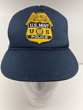Vintage U.S. Mint U.S. Police SnapBack Ballcap M/L picture