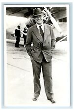 c1950's Will Rogers Airplane Actor RPPC Photo Unposted Vintage Postcard picture