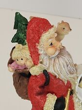 Santa w/ Trumpet Squirrel Figurine Greenbrier Christmas Vintage Decor picture