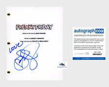 LINDSAY LOHAN AUTOGRAPH SIGNED FREAKY FRIDAY FULL SCRIPT ACOA picture