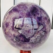 3860g Natural Dream Amethyst Quartz Crystal Sphere Ball Healing picture