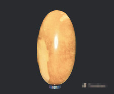 Large 260 MM Natural Light Color Yellow Jasper Healing Stone Metaphysical Lingam picture