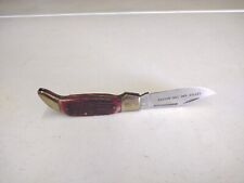 Vintage Honest Abe Red Bone Folding Knife Little Able The Bandit picture