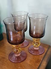 Victoria And Richard/Mackenzie-Childs Brillante Juice Glasses, Amethyst Set Of 3 picture