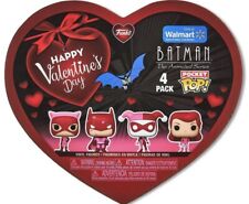 NEW Walmart Funko Pocket Pop DC Batman Valentines Day Box 4-Pack Figures picture