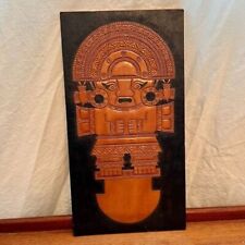 70's Aztec vintage plaque picture