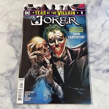 Joker Year of the Villain #1 DC Comics 2019 John Carpenter 1st Six of Hearts picture