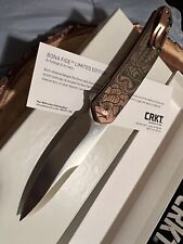 CRKT Knife,LIMITED EDITION 1 From 100,NO ONE SELLS,BEST EVER CRKT, Soft O/C/GEN2 picture