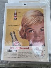 1959 Dr. Pepper Advertising Movie Theatre Paper Sign Magazine picture