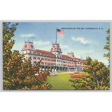 Postcard Linen Wentworth By the Sea Portsmouth NH New Hampshire picture