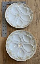 Antique H&Co  France Haviland Oyster Plates picture