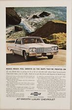 1964 Print Ad Chevrolet Impala Super Sport Coupe Chevy by the Sea picture