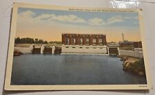 Vintage Postcard Ottumwa, Iowa IA Hydro-Electric Plant & Des Moines River Z3 picture