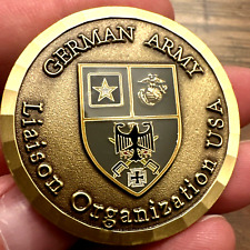 Amazing RARE German Army Challenge Coin US Liaison Organization Limited Mint picture