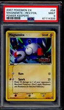 PSA 9 Magnemite Reverse Holo 2007 Pokemon Card 54/108 Power Keepers picture