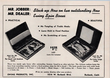 1955 MR. Jobber Lures Jigs Display Box Burbank, Calf. picture