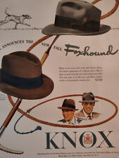 1952 Esquire Original Art Ad Advertisement KNOX hats picture