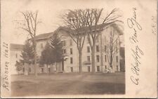 Real Photo Postcard Robinson Hall at Albion College in Albion, Michigan picture