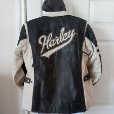 NWTS Harley Davidson Women's LEATHER JACKET 3 IN 1  COMBO  2W picture