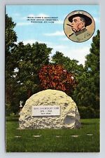 Paducah KY-Kentucky, Irvin Cobb's Monument, Oak Grove Cemetery Vintage Postcard picture